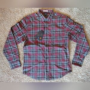 Good Man Brand Plaid Men's Long Sleeve Button up Shirt NWT